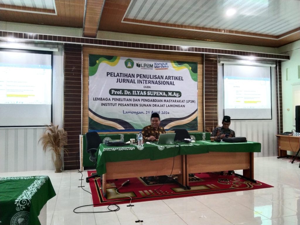 PELATIHAN PENULISAN ARTIKEL JURNAL INTERNASIONAL LP2M INSUD LAMONGAN