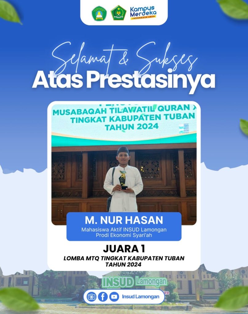 Nur Hasan, Raih Juara 1 Lomba MTQ